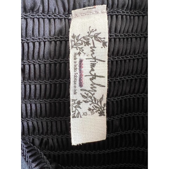 Free People Right On Time Cami - Size XS - NWOT - Black - Picture 4 of 5